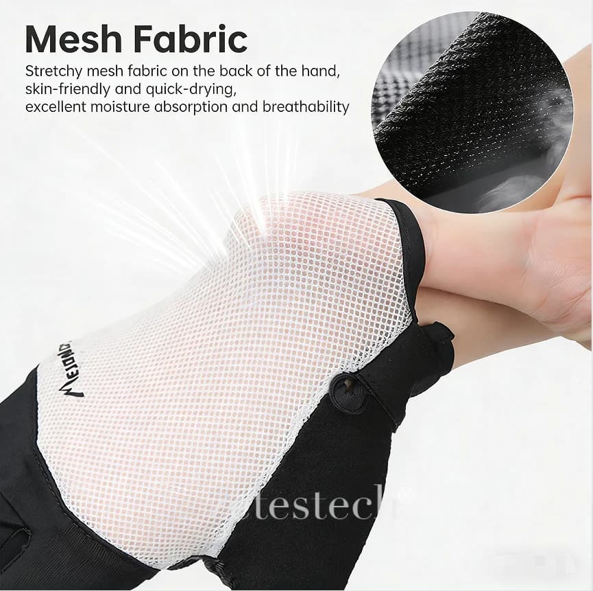 Guanti da Palestra Mezze Dita Unisex Antiscivolo per Ciclismo, Allenamento, Assorbimento Urti, Leggeri, per Fitness e Sollevamento Pesi