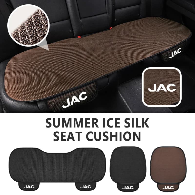 Breathable Car Seat Cover Ice Silk Summer Car Seat Cushion Protector For JAC RF8 M3 M4 X8 Plus A5 E10X QX T6 T8 Pro T9 J3 J2 S5