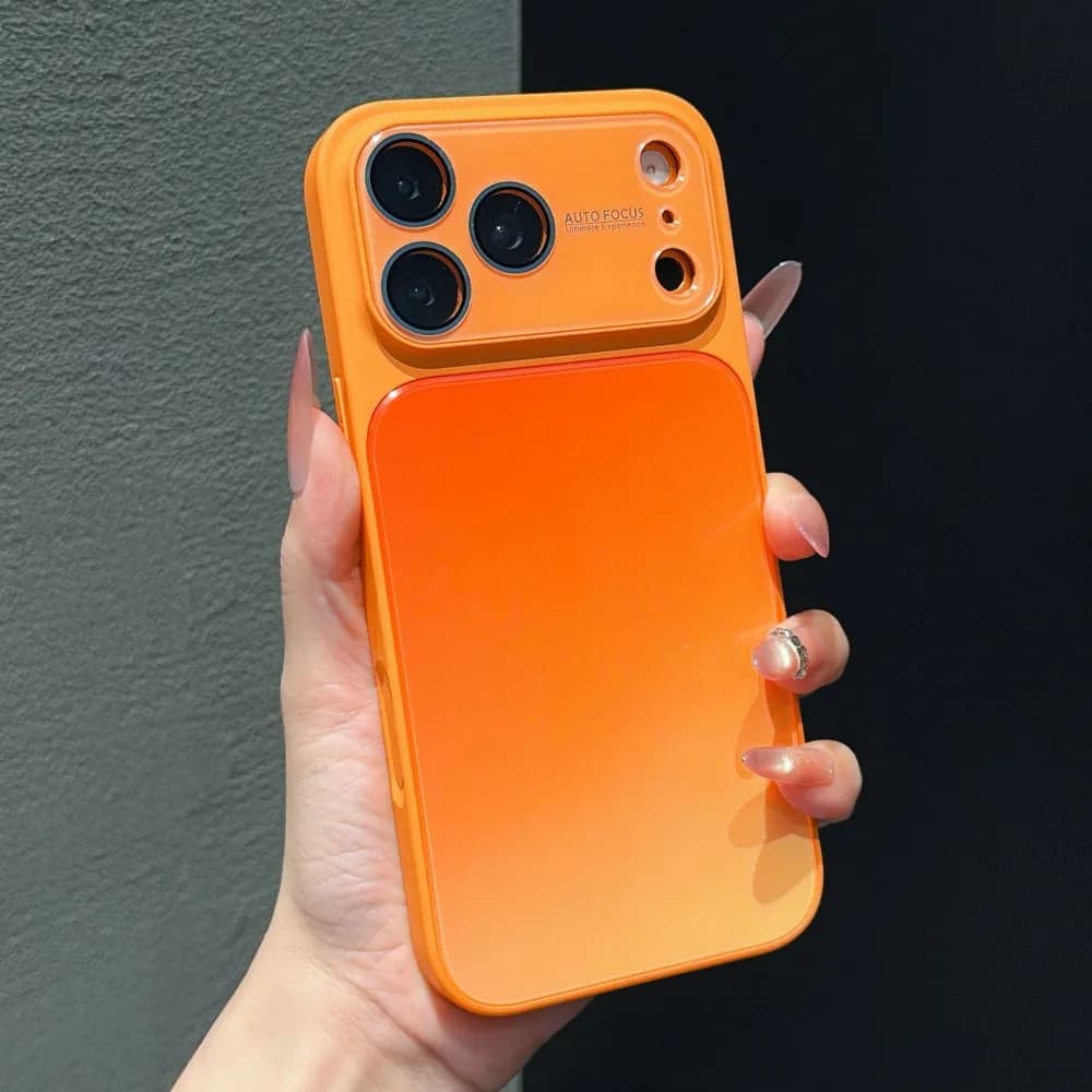Premium Colorful Gradient Impact Resistant Case For iPhone 17 16 15 14 13 Pro Max Anti-Drop Camera Lens Protector Case for Girls
