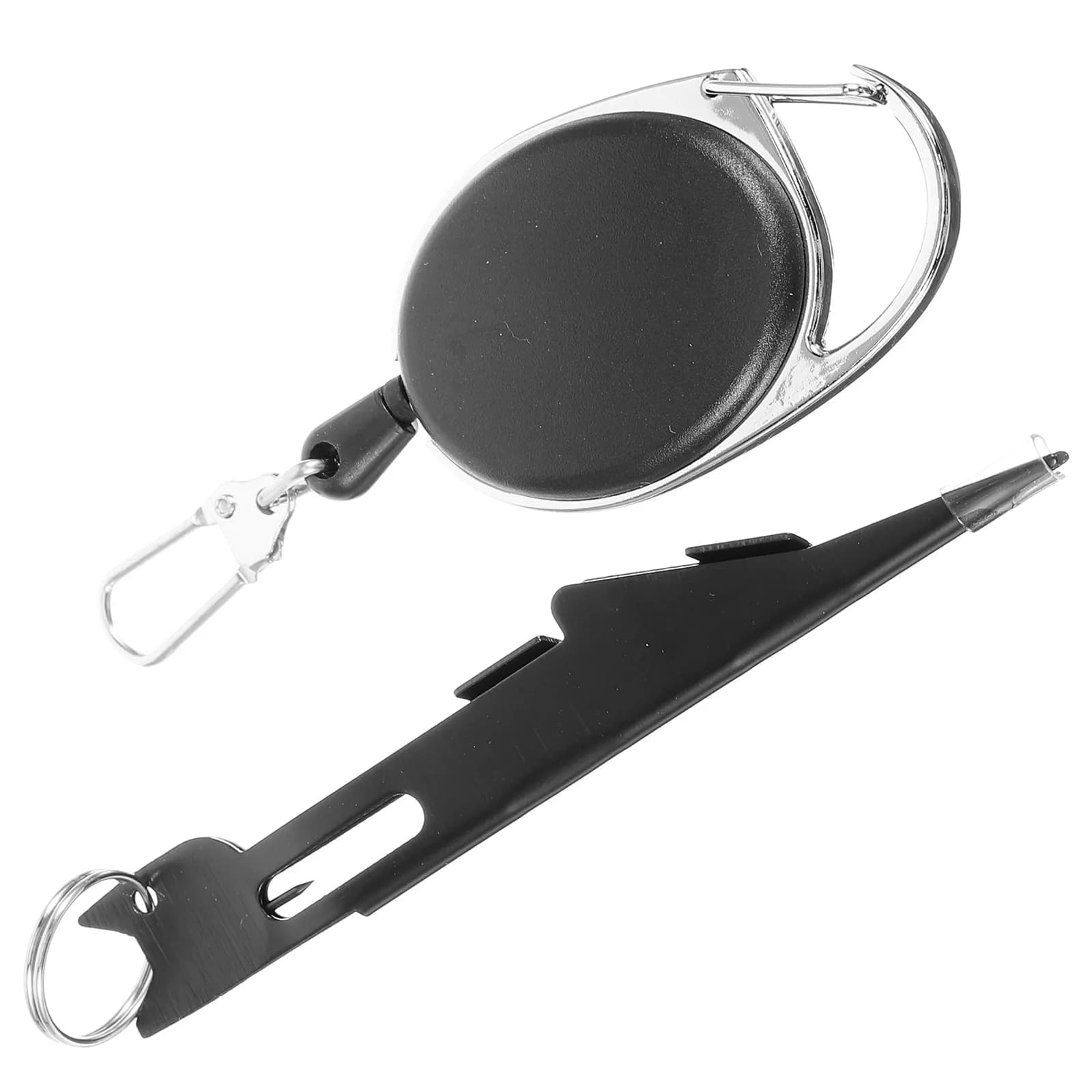 Set di Attrezzi per Legare Nodi da Pesca in Acciaio Inox, Kit Compatto per Nodi a Gancio per Pesca a Mosca, in Mare e in Piscina