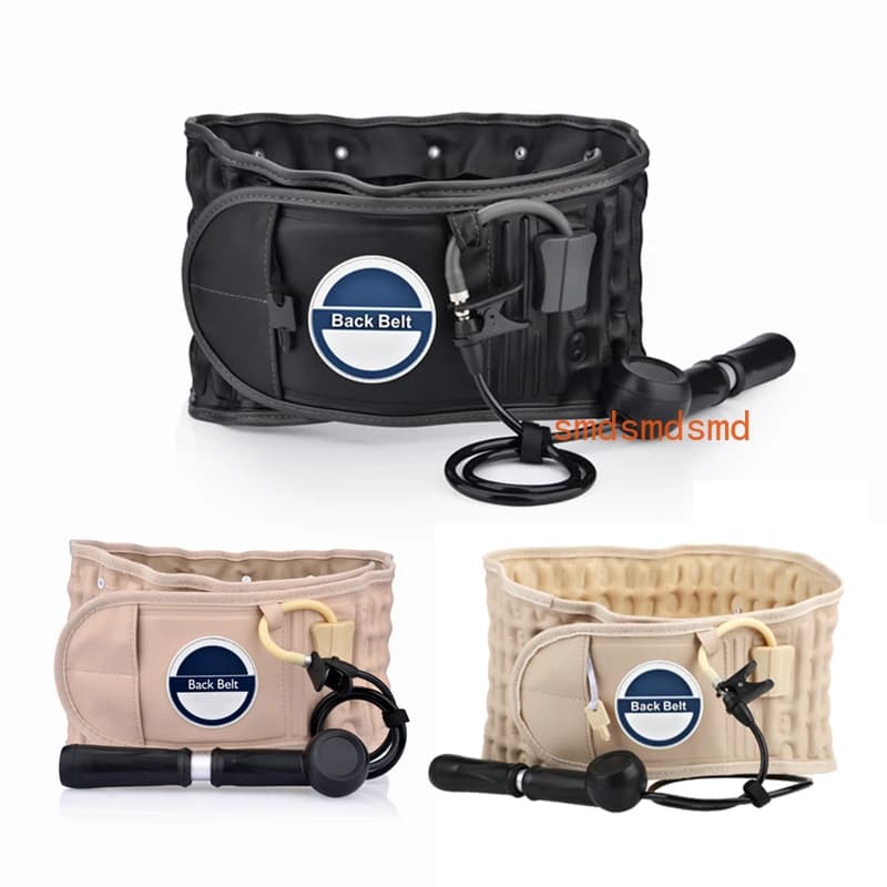 Inflate Lumbar Decompression Waist Belt Spine Air Traction Health Care Physio Back Support Brace Spine Back Posture Correction