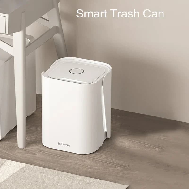 Bidone della spazzatura automatico touchless da 15 litri Bidone della spazzatura a induzione intelligente con coperchio Bidone dei rifiuti per ufficio Cestino della spazzatura per camera da letto Liveroom Hotel
