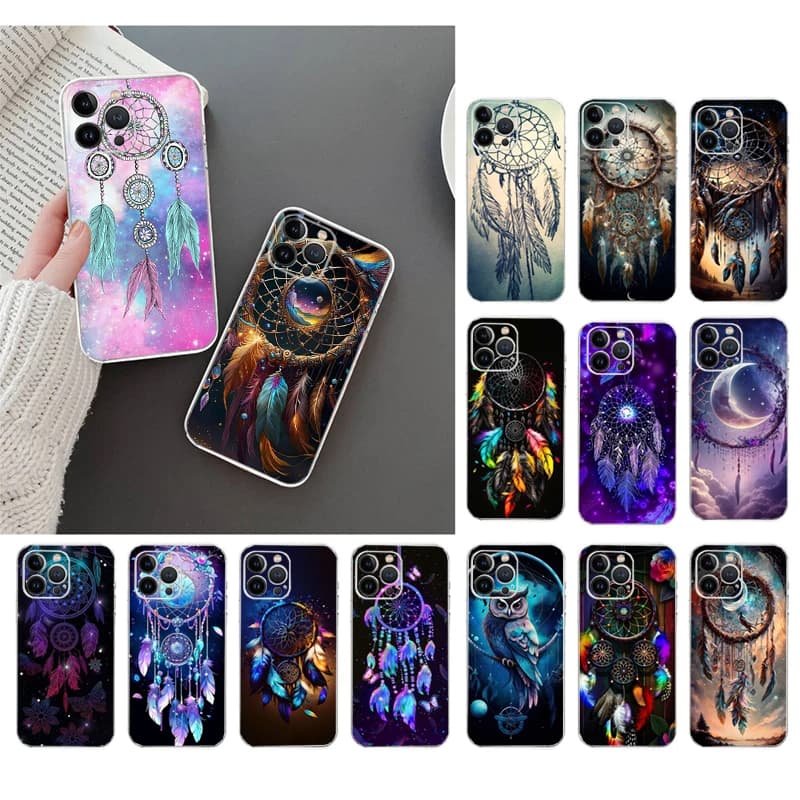 Phone Case For iphone 17 Pro Max Air 16 15 14 13 Pro Max 15 16 Pro 15Plus Dream catcher