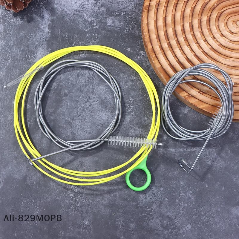 【S】Tetto apribile per auto Tubo lungo Foro di scarico Scarico SbloggerC Ar Sbloccogger per fognature Spazzola per pulizia Strumento per tubi per auto Pulitore Accessori auto