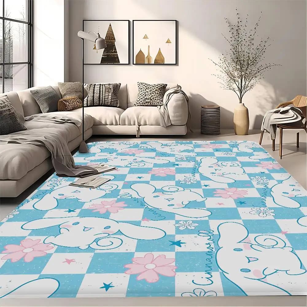 Tappetino da cucina C-Cinnamoroll, decorazione per la cameretta dei bambini, tappetino antiscivolo per balcone, soggiorno, Alfombra