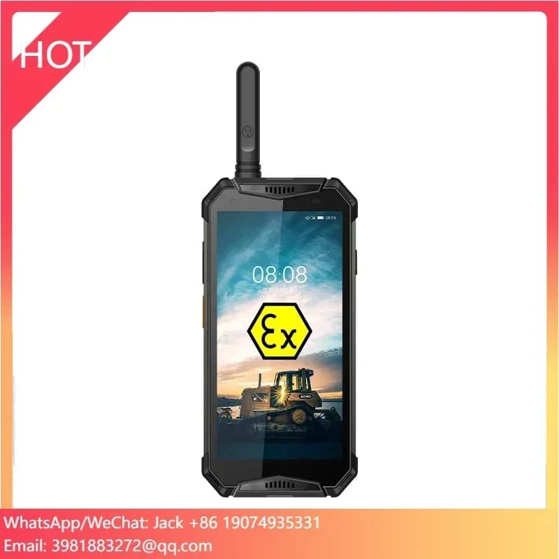 Telefono Walkie Talkie Atex IB Ex Aoro M3, Schermo 5.65 Pollici 1080*3160, VHF & UHF 4W, GSM, IP68, Telefono Robusto