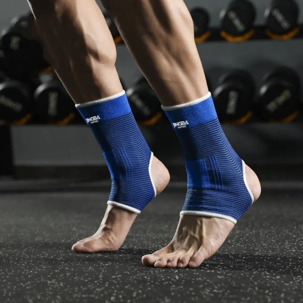 Nuovo supporto per caviglia in nylon Nero Grigio Nude Blu Compressione Supporto per compressione caviglia Prevenzione distorsione Unisex