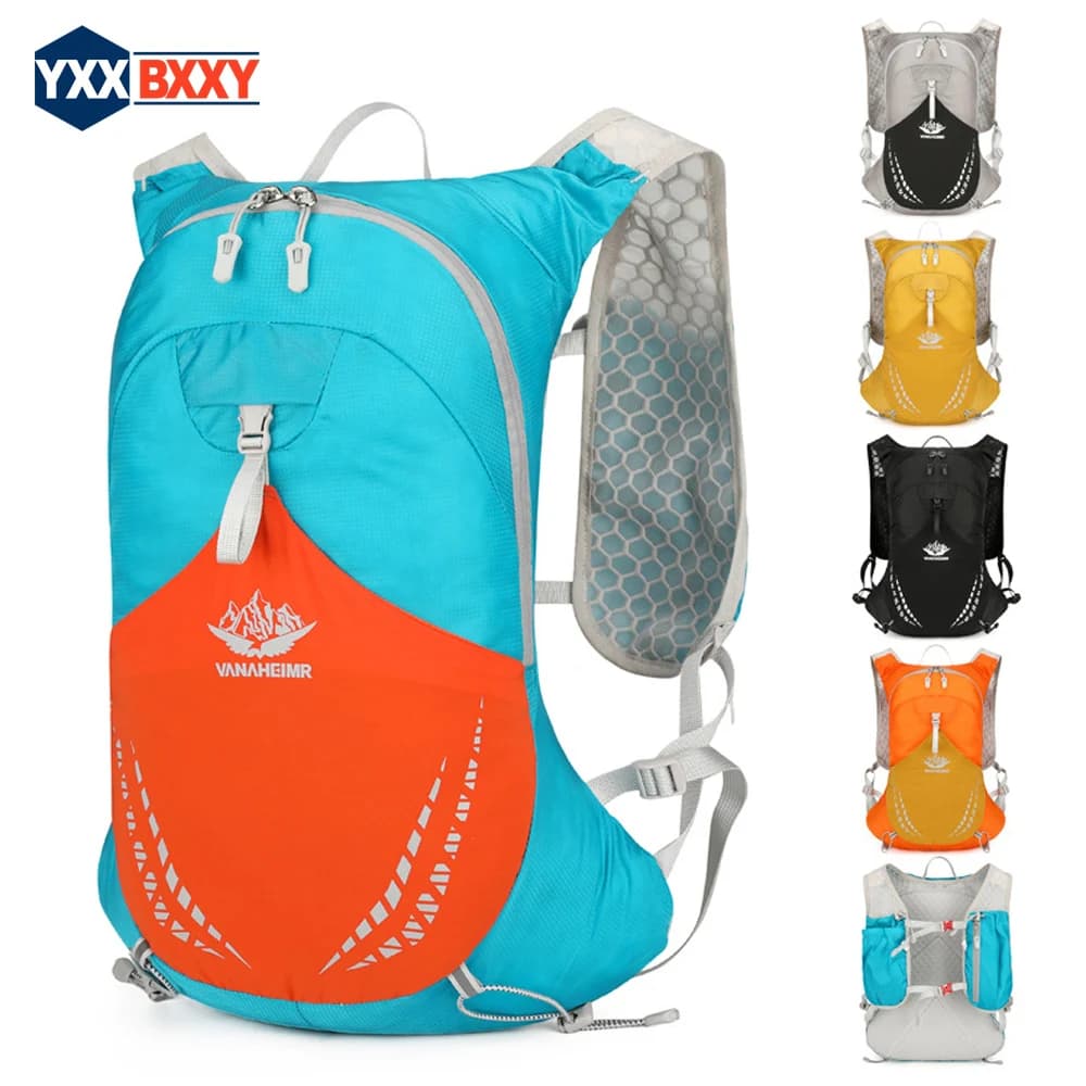 Running vest 1 Piece for Men and Women, Light backpack for hydration, Hiking bag, Trail, Skiing, Camping, Cycling, Marathon
