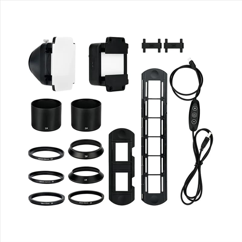 -A25M Convertitore da pellicola a digitale da 35 mm Adattatore negativo e scorrevole con kit convertitore digitale da pellicola luminosa a LED