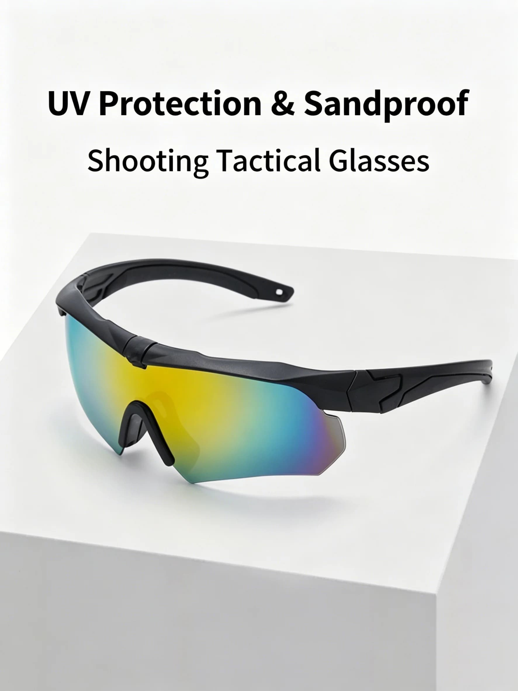 Unisex Military Tactical Polarized Goggles, Outdoor Real-Life Cs Impact-Resistant Glasses, Cycling Sports Sun Protection Sunglasses