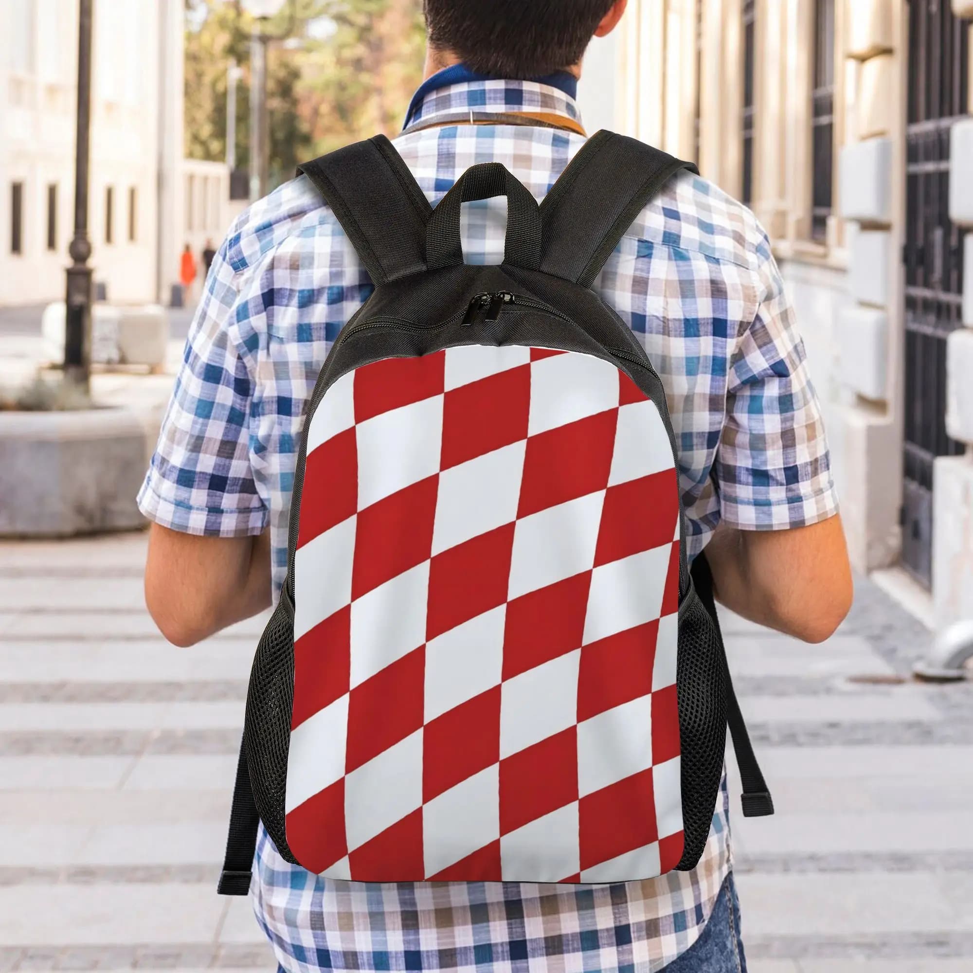 Zaino per il ritorno a scuola, per tifosi di calcio, 31 Rucksack, zaino alla moda per coppie