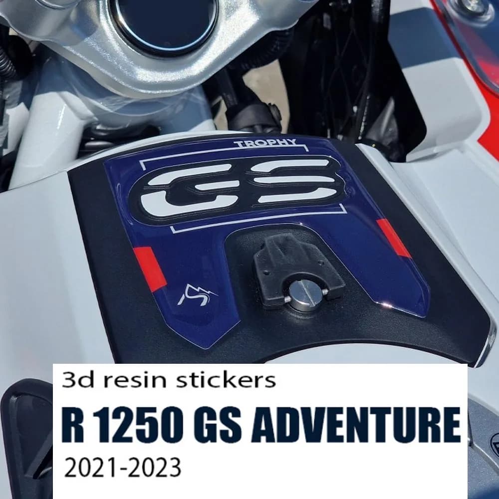 R1250GS ADV 3D Adesivo in resina epossidica Protezione vano portaoggetti per R1250GS Adventure R 1250 GS Adventure 2021 2022 2023
