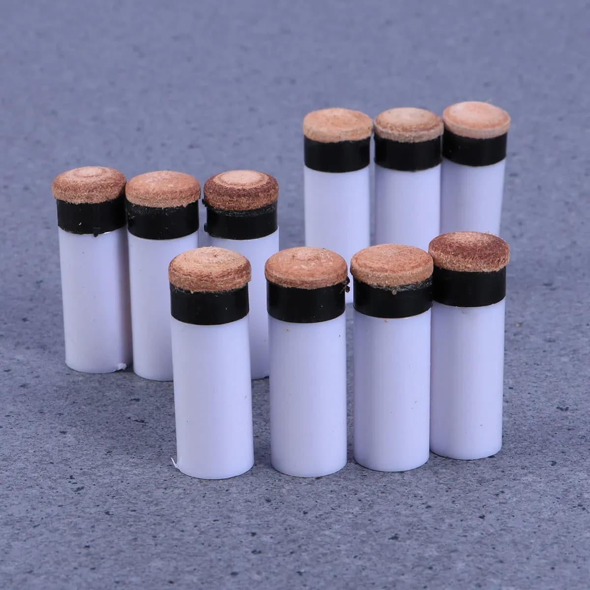 15 Pcs Billiard Ferrules Replacement Pool Cue Tip Repair Kit and Tips Cues Adult