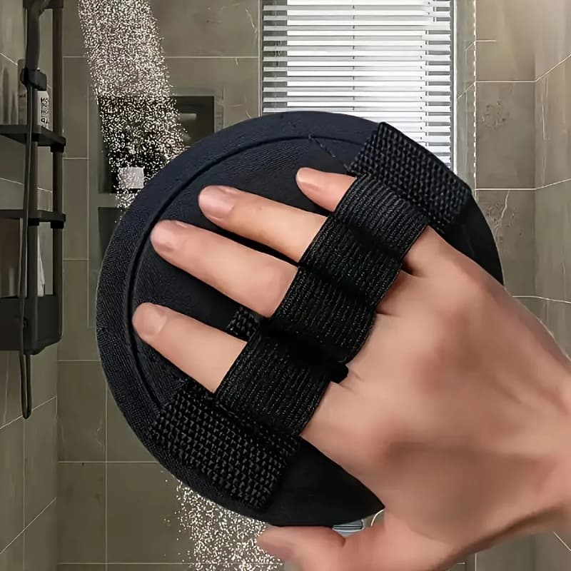 2 pezzi di scrub esfoliante, adatto al tocco morbido del viso e del corpo, ricche di schiuma, indolore, guanti da bagno per la cura personale