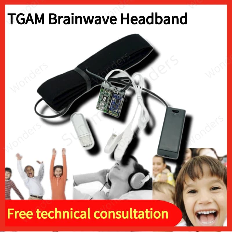 EEG Brainwave Control TGAM Module Development Band for Mindwave Sensor Kit TGAM for Arduino Matlab Labview Python