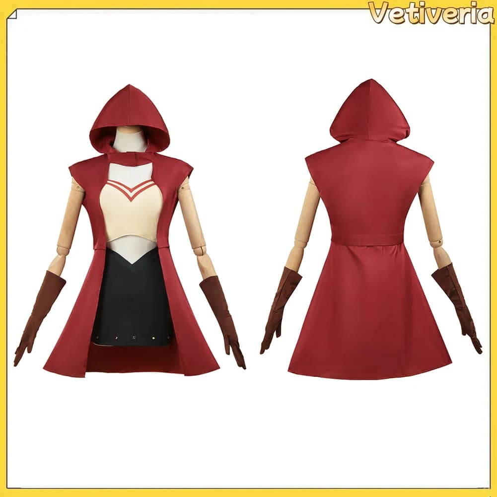 Cosplay Mariah Costume for Women, Outfit Anime Adventure with Top, skirt, mantle, gloves, Fantasia Dress for Carnival and Halloween