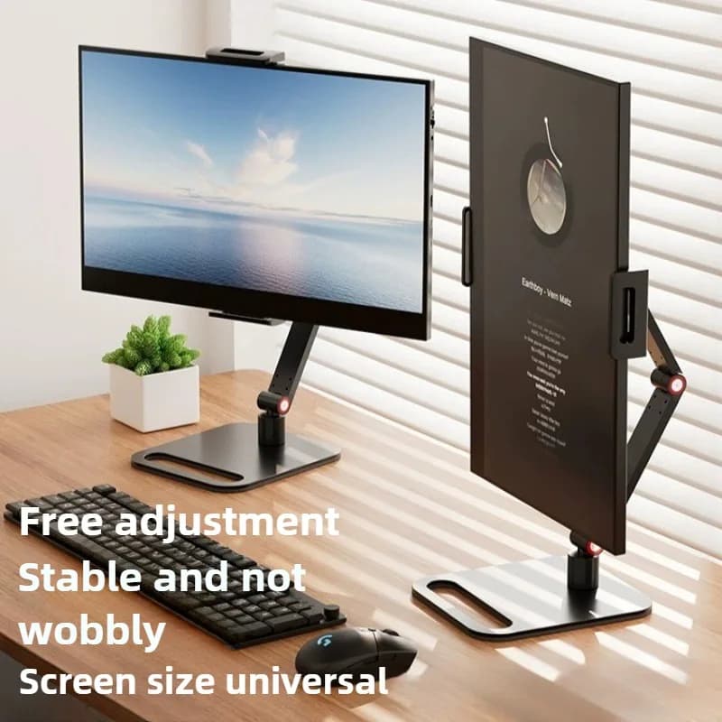 Universal monitor support, iPad tablet support, Kindle, portable monitor mount arm, 12-17.3 inch display desk support