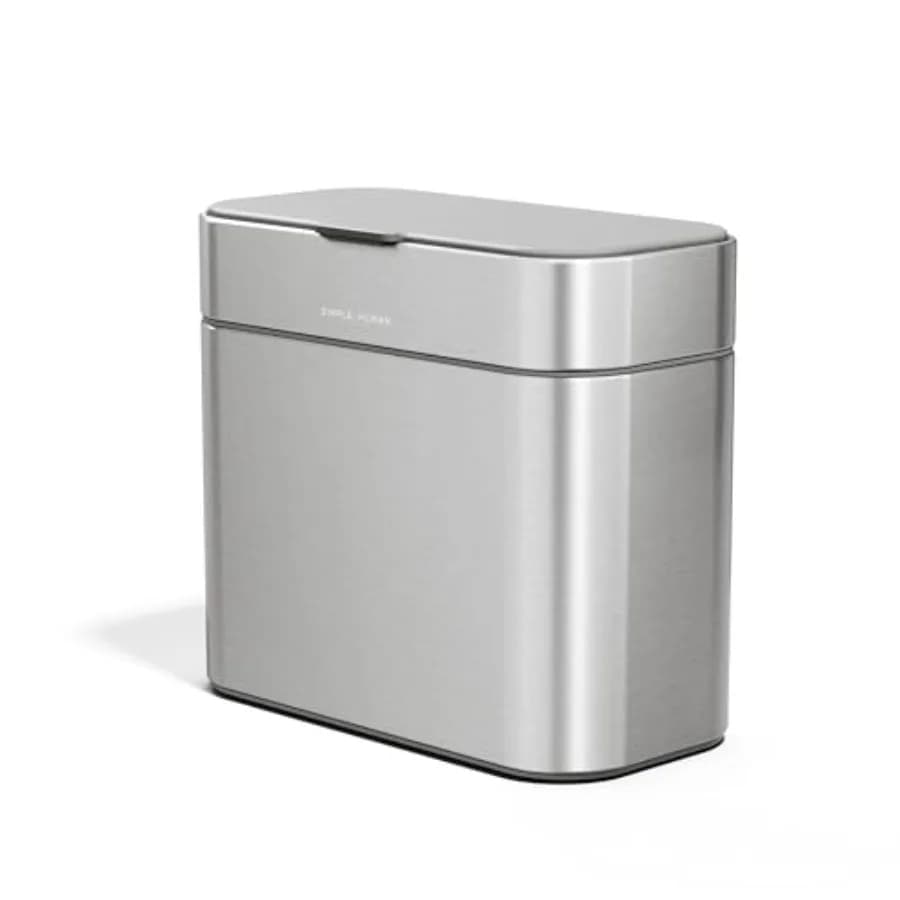 Contenitore per Compostaggio Staccabile e da Bancone 4 L/ 1,06 Galloni in Acciaio Inossidabile
