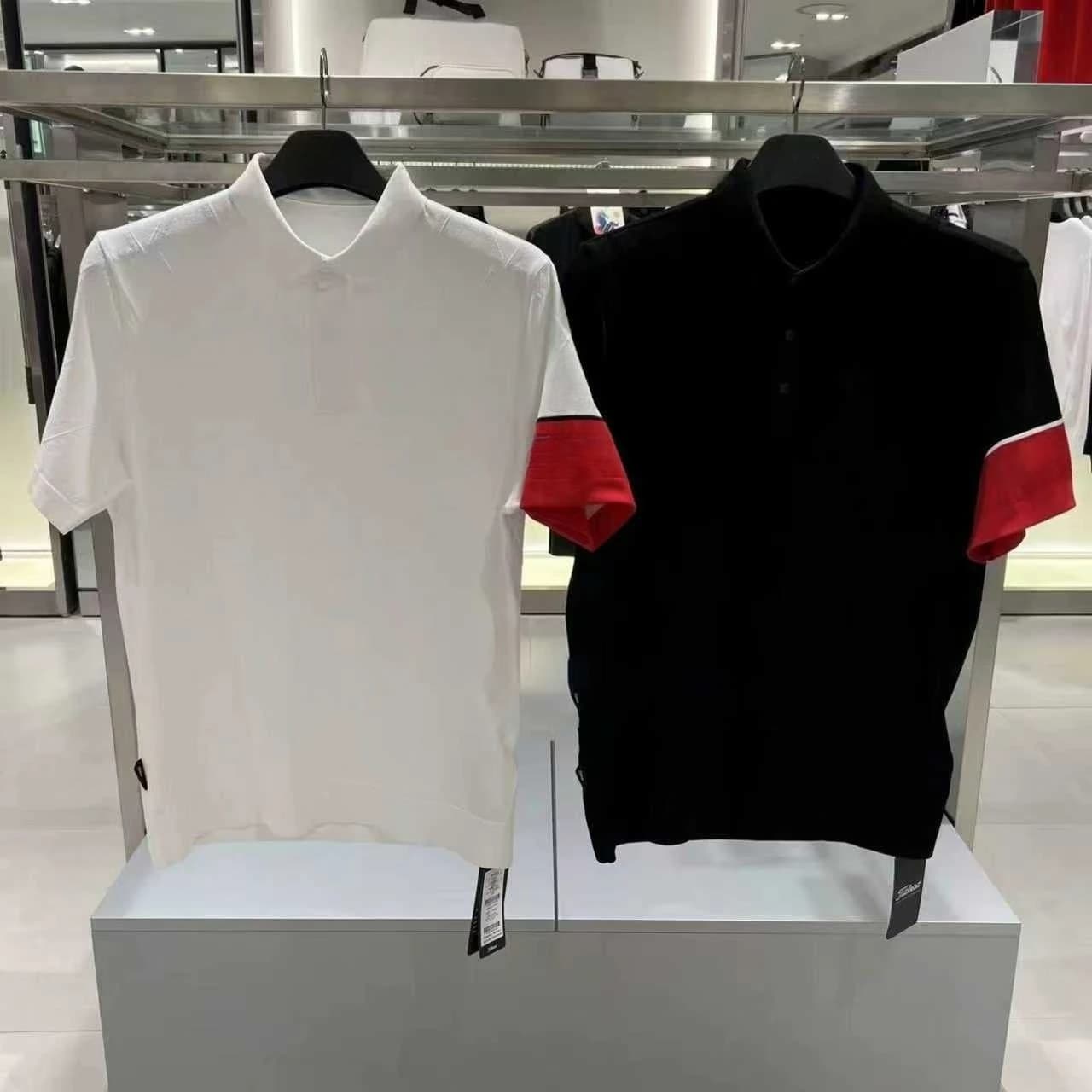 Polo da Golf da Uomo Stile Coreano 2026, Estiva, Asciugatura Rapida, Traspirante, a Maniche Corte, Comoda, Abbigliamento Sportivo da Golf