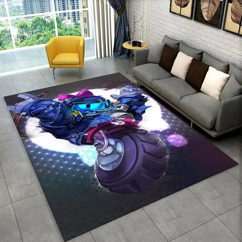 Cartoon B-Brawl Game Non-Slip Area Rug for Living Room,Bedroom,Playroom,Soft Carpet Floor Mat Home Decor Rug Kids Room Gift