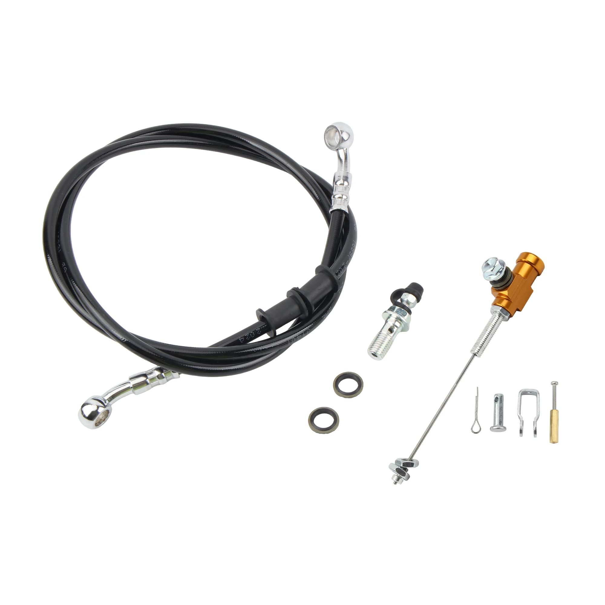 Motorcycle M10 Universal Hydraulic Clutches With 1200MM Oil Pipe Set Piston Master Cylinder Rod Brake Pump For ATV Dir Bike Enduro
