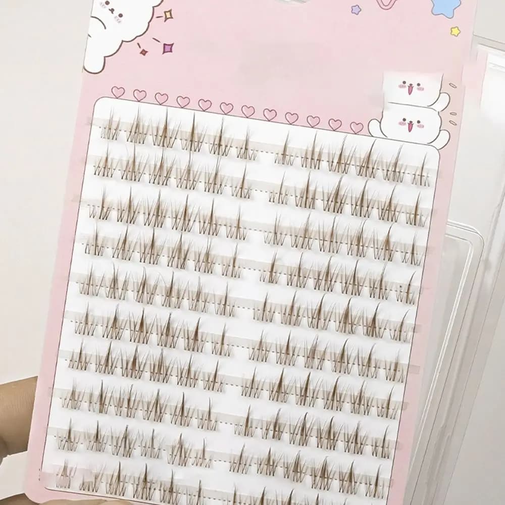 3D Sunflowers Faux Lashes Fashion Reusable Flower of Sun Eyelashes Finte Natural Trilogy Transparent Stelo Visone Eyelash Makeup