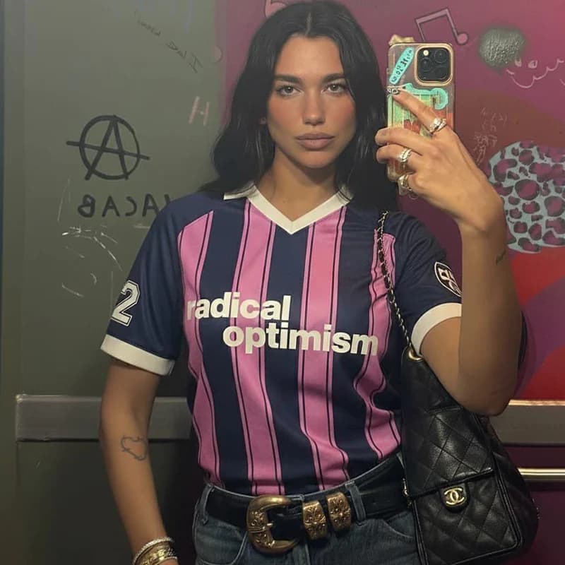LIPA Radical Optimism Jersey T-shirt Oversized Mesh Striped Tshirt Tops Unisex Loose Tees Letters Men Women Summer Clothing