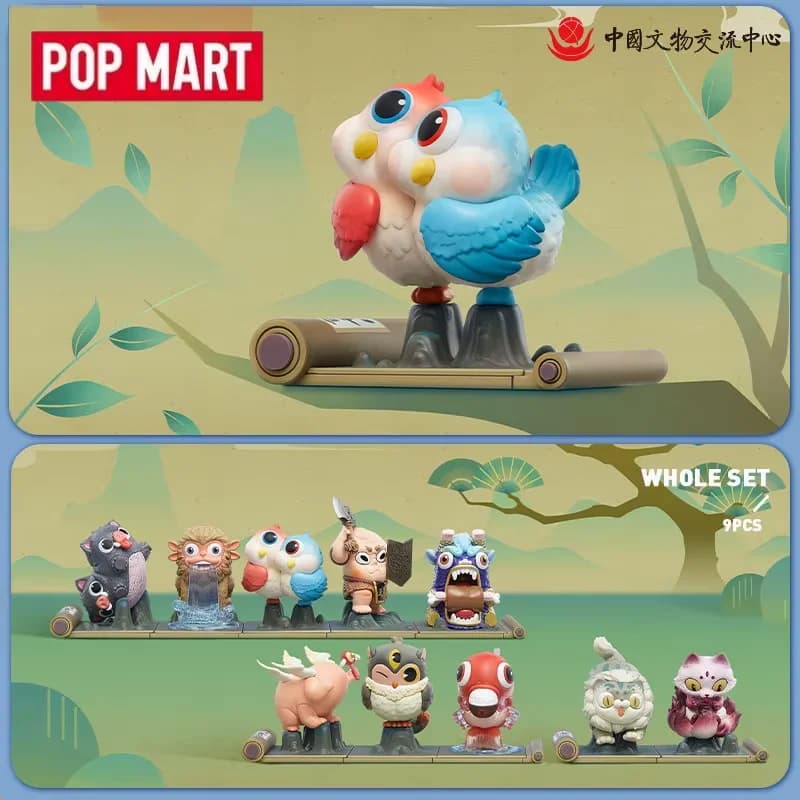 POP MART Unfolding The Classics Series Blind Box Toys Kawaii Anime Figure Caixa Caja Surprise Mystery Box Dolls Girls Gift