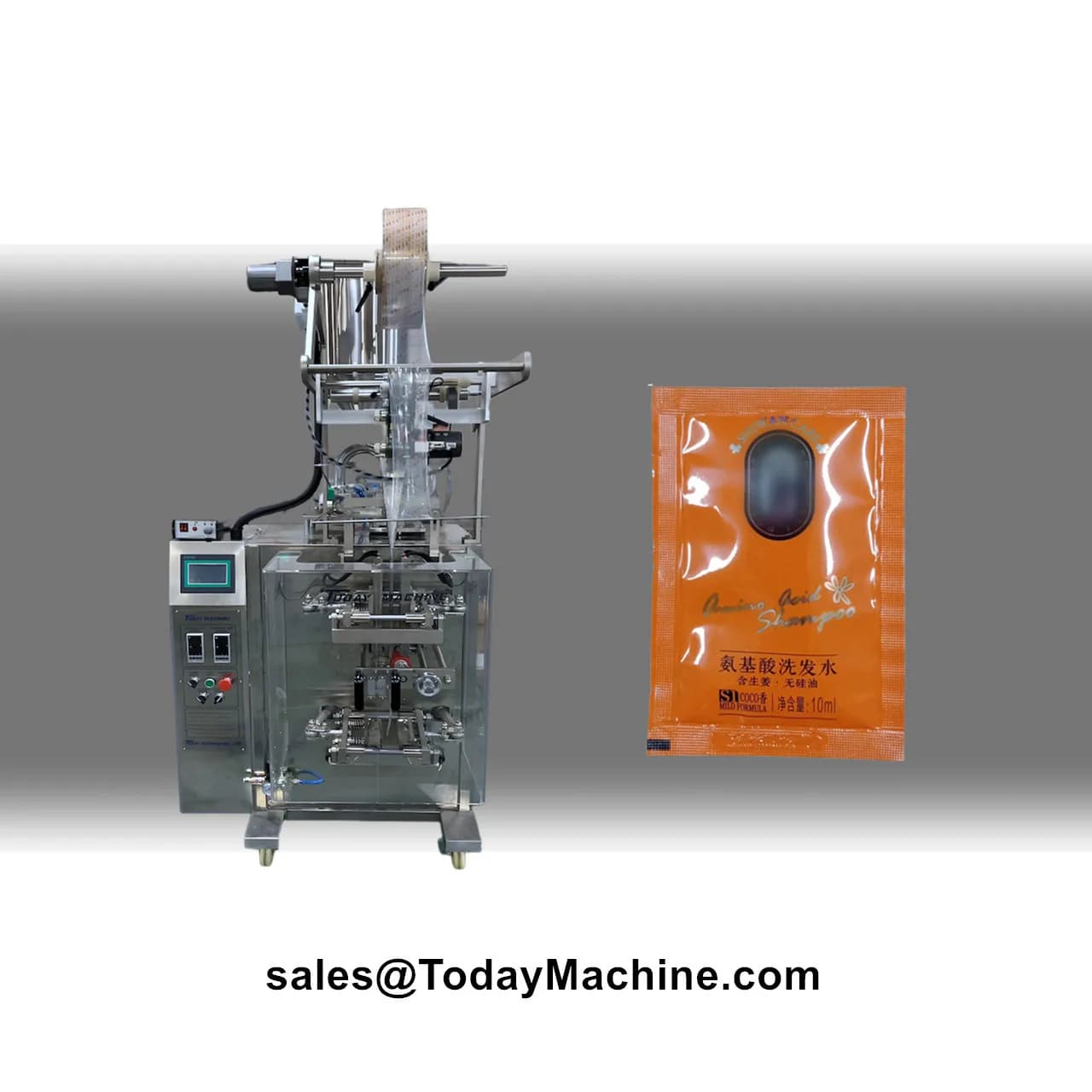 Macchina Automatica per il Riempimento e la Sigillatura di Sacchetti di Crema Solare Cosmetica