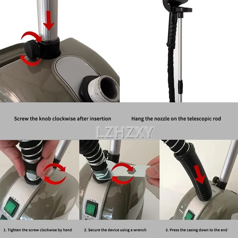 Macchina da stiro commerciale ad alta potenza per appendere ferro da stiro verticale portatile stiratrice a vapore negozio di abbigliamento macchina da stiro 220V1500w