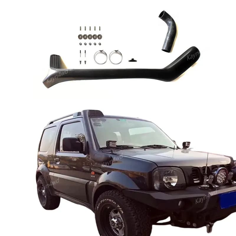 Off Road 4x4 Accessories Hight Level Air Intake Snorkel Set For 1996-2013 SUZUKI Jimny JB23 JB33 JB43 Wading Breath Hose Kit