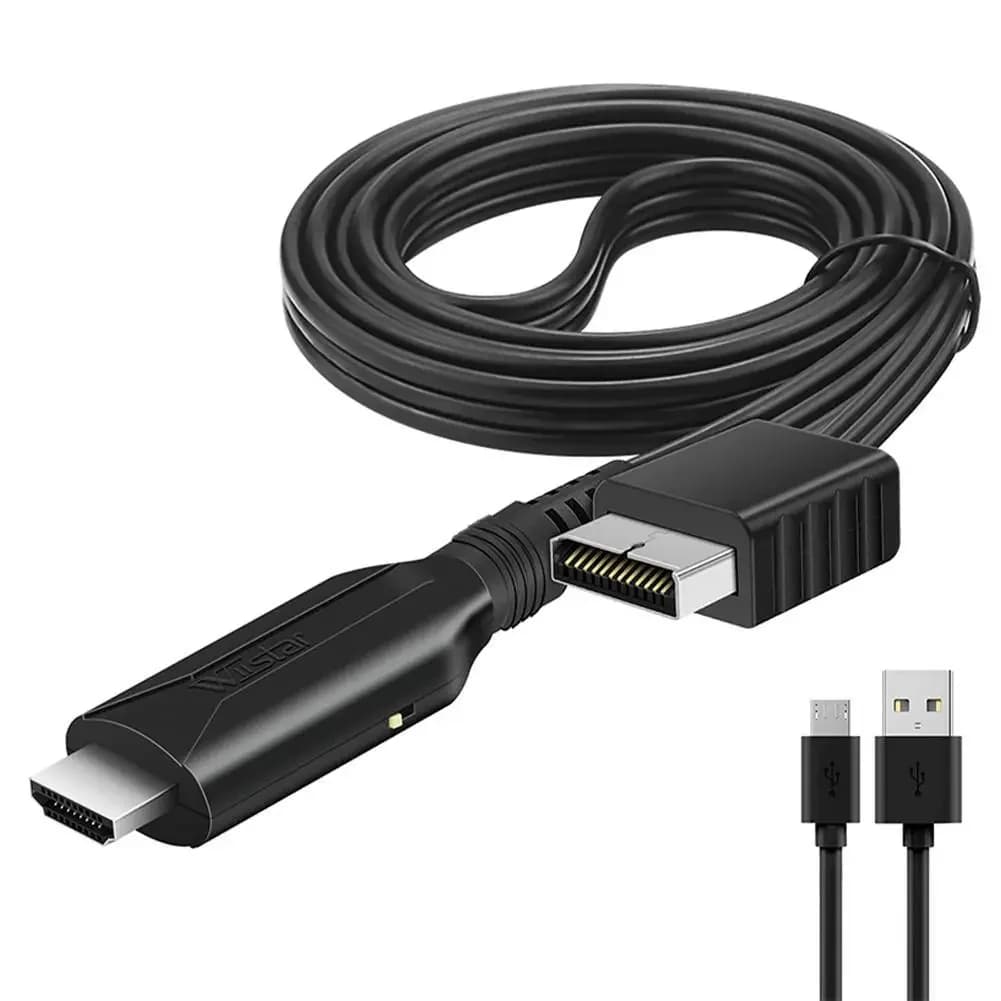 1080P PS2 To HDMI-compatibale Audio Video Converter Adapter Support For PS 1/2 Display Modes for HDTV PC Full HD Cable Adapter