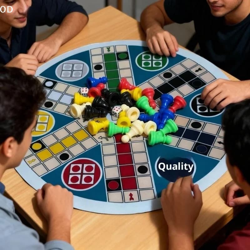 1 set di giochi da tavolo per 2-6 giocatori, gioco da tavolo Flying Chess, adatto per riunioni di famiglia, regalo ideale