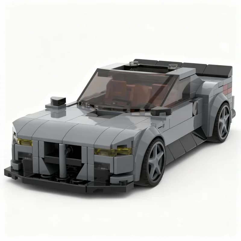 Set di Costruzioni MOC BMWedd M3 G80 City Champions, 263 Pezzi, Gioco Educativo Creativo, Regalo di Natale