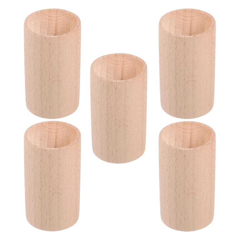 Set di 5 Diffusori di Aromi in Legno di Palissandro, per Auto, Casa, Ufficio, Bagno, Scrivania, Piccoli Spazi, Fragranza Naturale Portatile
