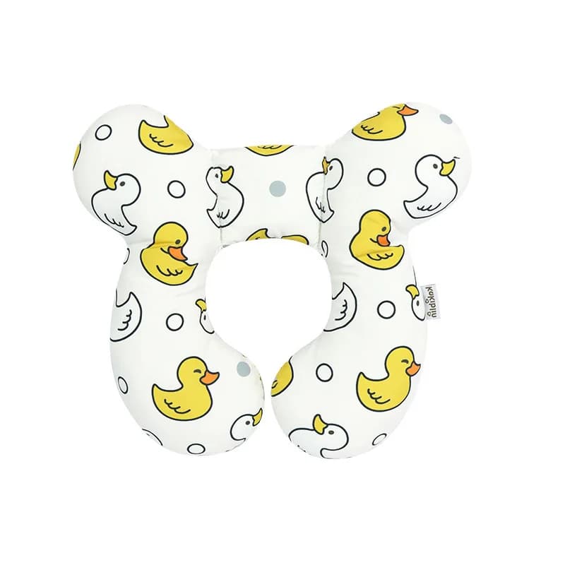 Cuscino per bambini Lettino per bambini a forma di U Sedile di sicurezza per auto da viaggio Protezione per il collo Cuscino per carrello per styling fisso Regalo per neonato P5