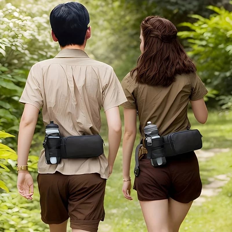 Versatile Sport Waist Storage Bag Soft Elastic Belt Fits Waist 60-120cm 23.6-47.2in for Smartphone Money and Accessories