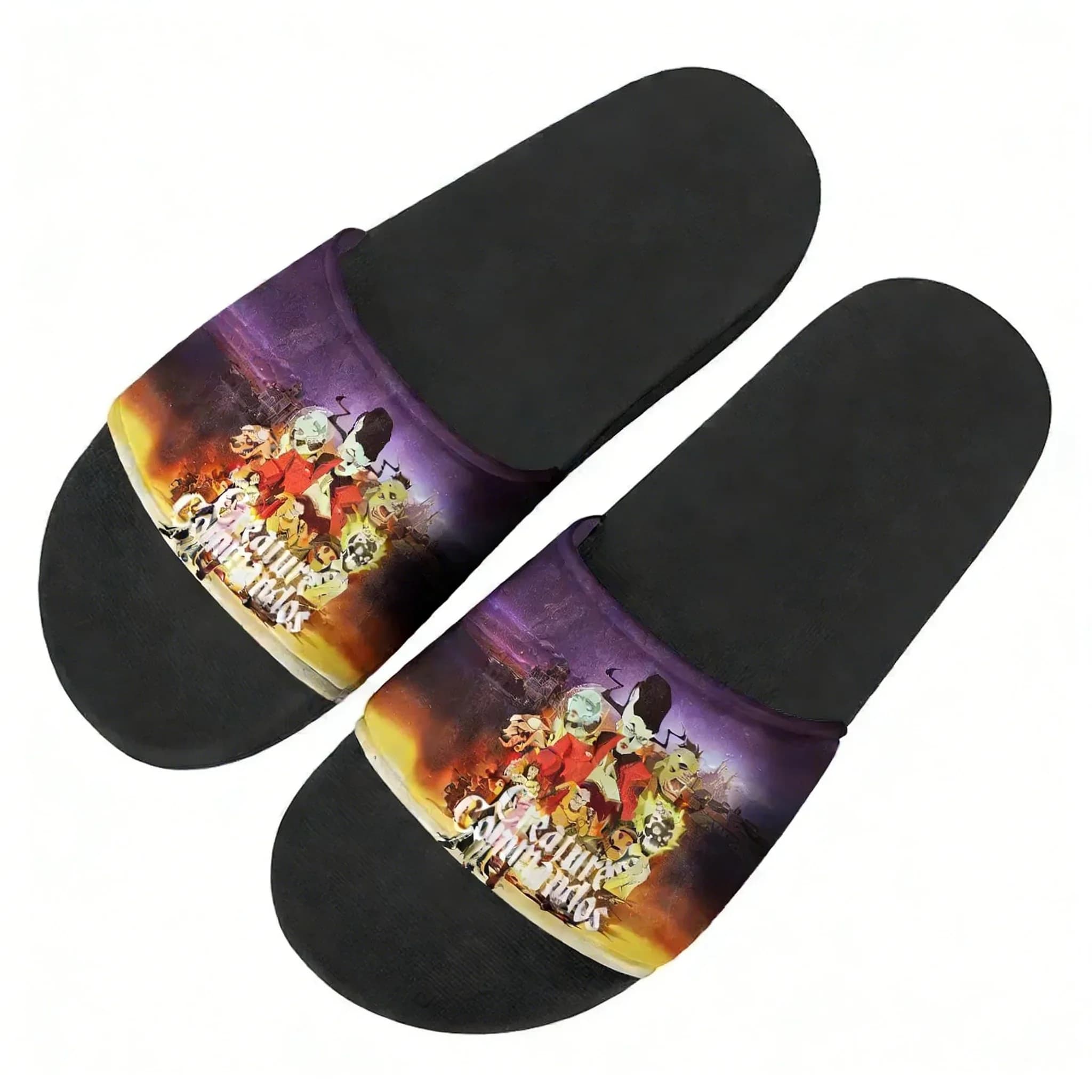 Creature Commandos Flip Flops Home Slippers Mens Womens Teenager Family Slippers Bathroom Pool Casual Sandals Custom Made Shoesc
