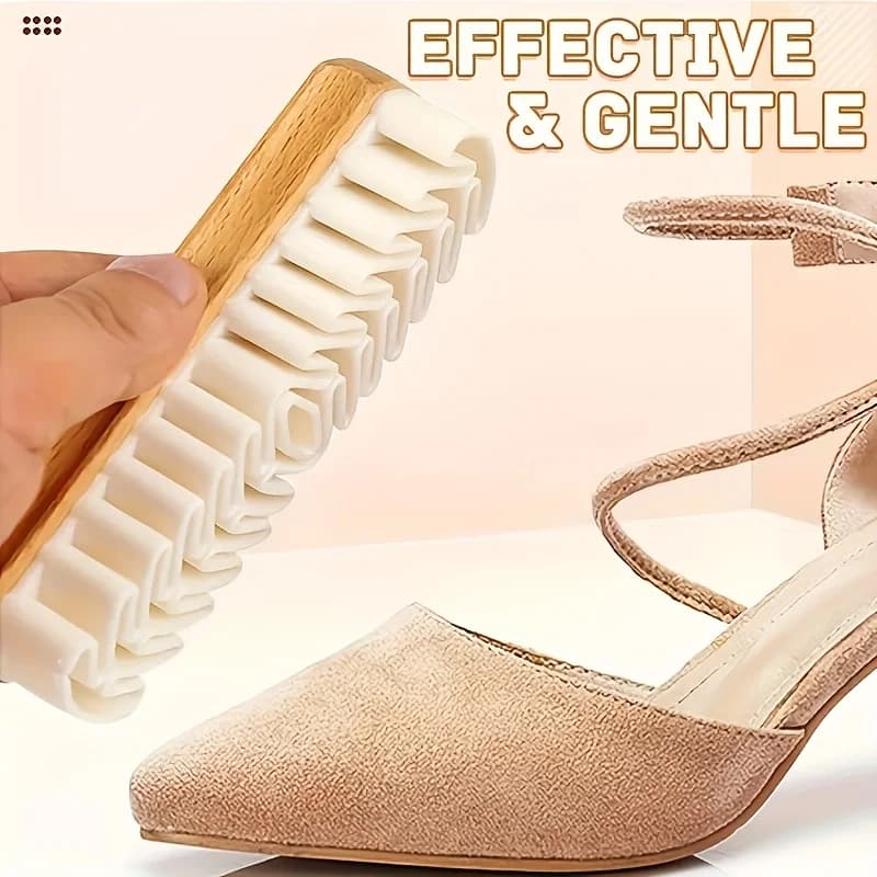 1 spazzola scamosciata, spazzola in gomma, scamosciata speciale scamosciata, grande spazzola per stivali gialla, pulizia con gomma, spazzola per scarpe in pelle scamosciata anti cervo