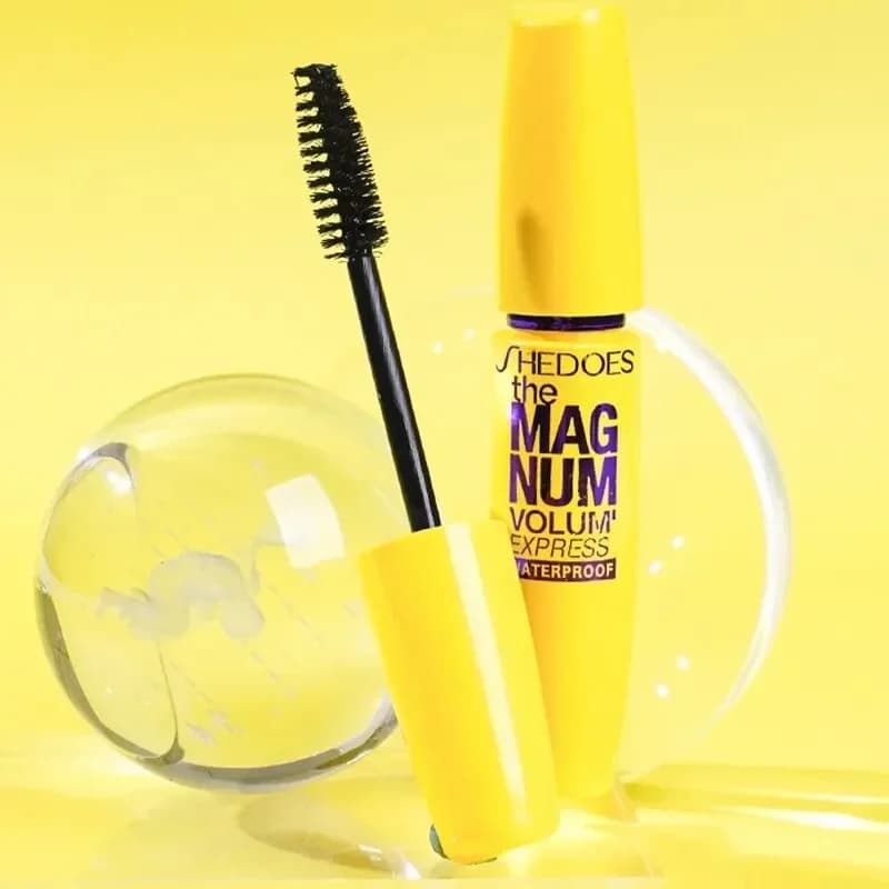 Mascara 5D Nero Professionale con Spazzolina per Ciglia, Lunga Durata, Naturale, Impermeabile, Volumizzante e Allungante, Cosmetico per il Trucco Occhi