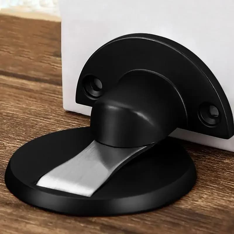 Fermaporta per pavimento senza foratura Fermaporta invisibile Fermaporta in lega di alluminio Installazione semplice Accessori per la casa regolabili Tappi