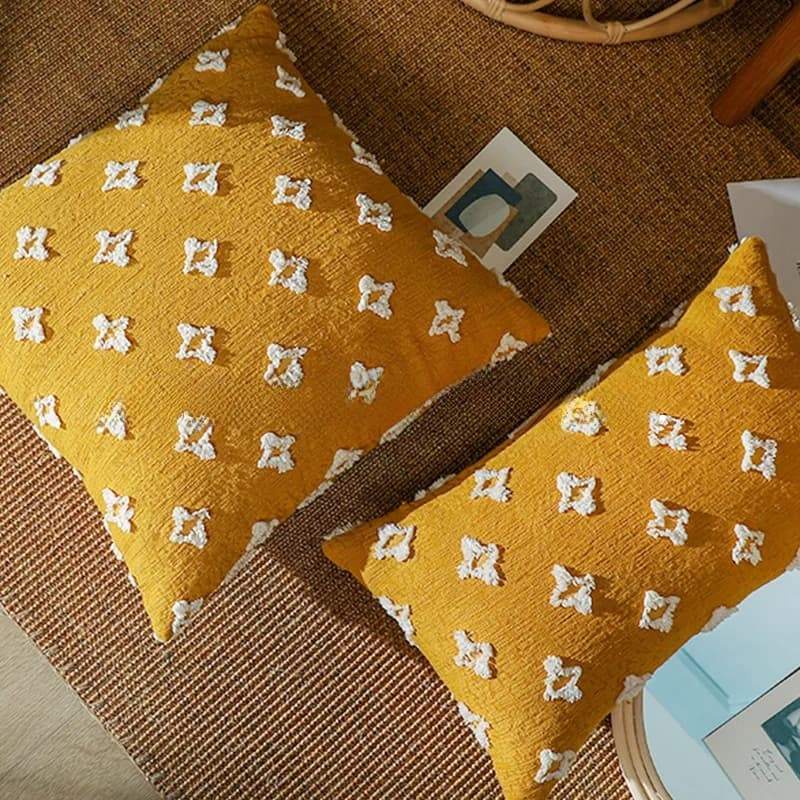 Cute Nordic Style Pillow Covers Cotton Material Sofa Living Room Hotel Sample Room Bedside Pillow Case by Wanxiao Cotton