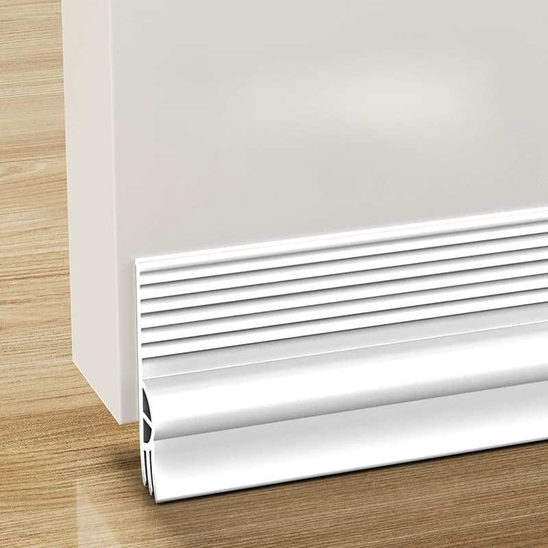 1M Strisce di tenuta per fondo porta Antivento Tappo antipolvere Protezione Pioggia Guarnizione Riduzione del rumore Isolante Sigillante Hardware per la casa