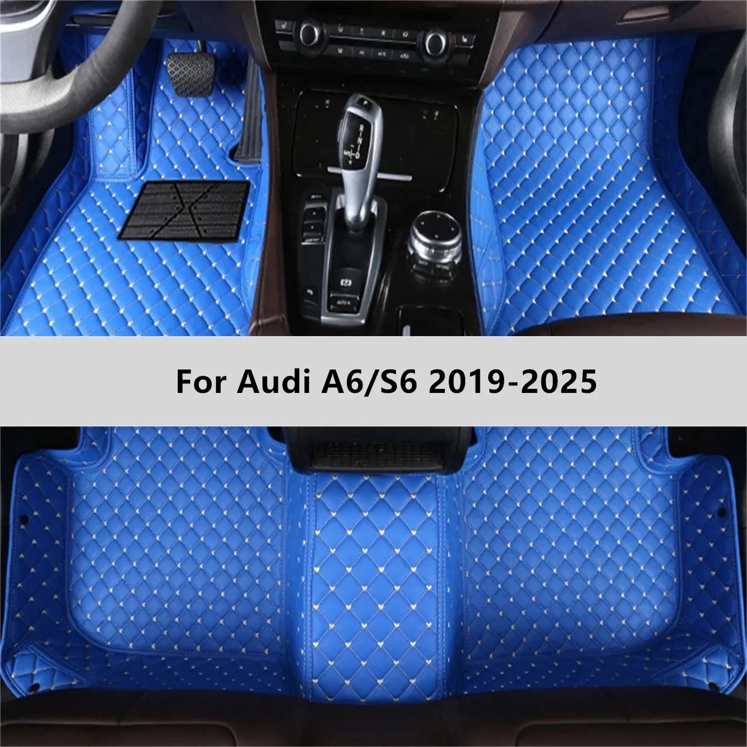 Tappetini Auto Personalizzati per Audi A6/S6 2019-2025, Accessori Interni per Uomo e Donna