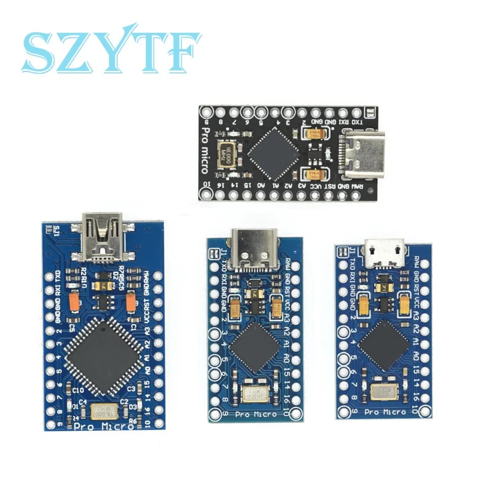 Modulo MICRO USB ATMEGA32U4 di tipo C scheda 5V 16MHz per Controller Arduino ATMEGA32U4-AU/MU Pro-Micro sostituisci Pro Mini