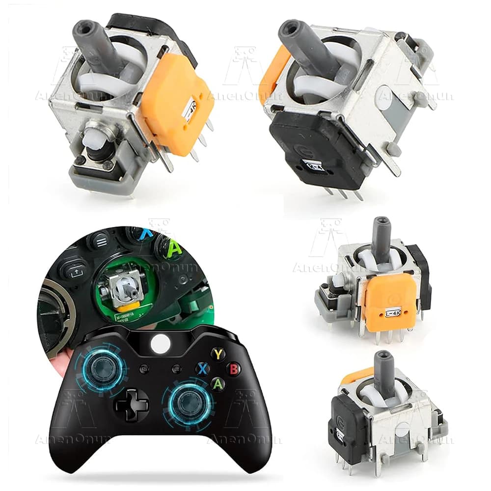 Controller Xbox Joystick effetto Hall Parti di ricambio per aggiornamento Gamepad senza deriva Thumbstick Sensore analogico 3D Accessori durevoli