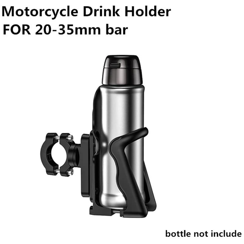 Portabevande universale per moto portabiciclette per supporto per bottiglia d'acqua supporto regolabile in lega di alluminio