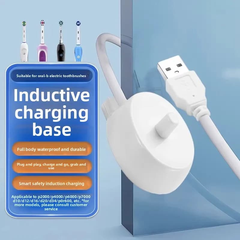 Oral-B electric toothbrush charging cable, compatible with Oral io3/plus/io5 3757/3772