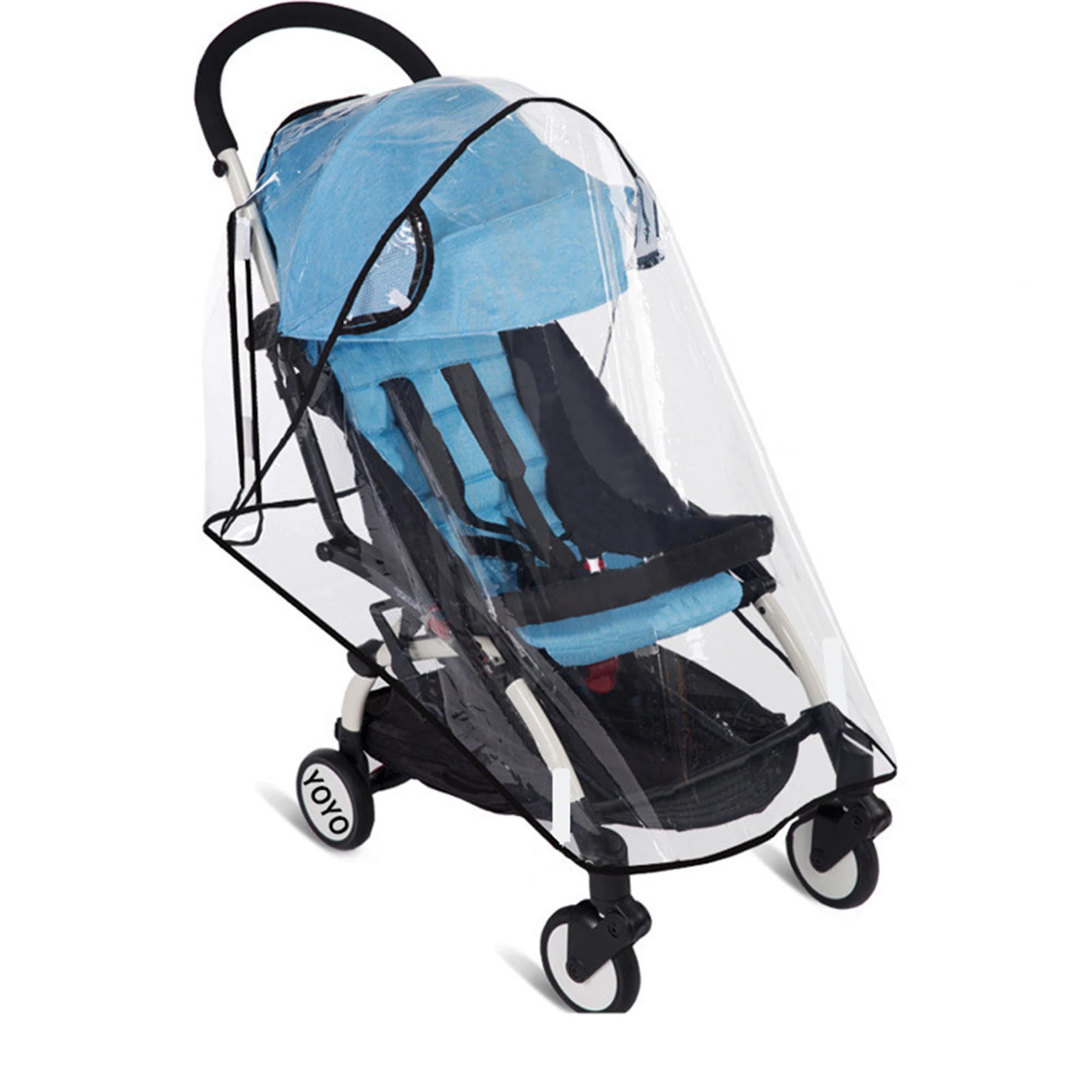 Copertura antipioggia per passeggino Copertura universale per passeggino per ombrellone per bambini Passeggino compatto pieghevole Accessorio per protezione meteorologica impermeabile