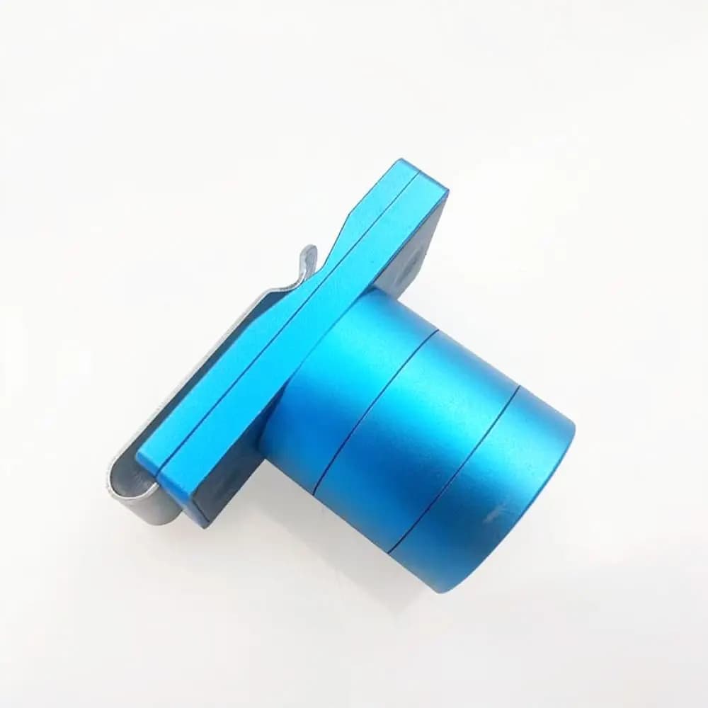 Portable Billiard Chalk Holder Set H32 Aluminum Round Box With Quiet Clip For Snooker Cue Stick Maintenance Tool